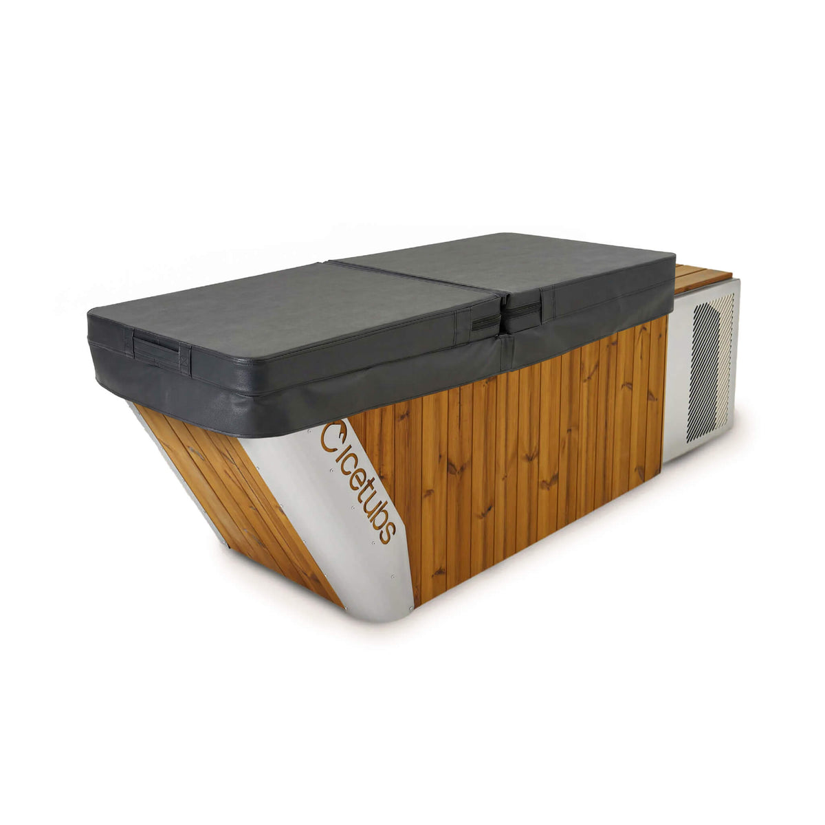 Icetubs with the protective lid on